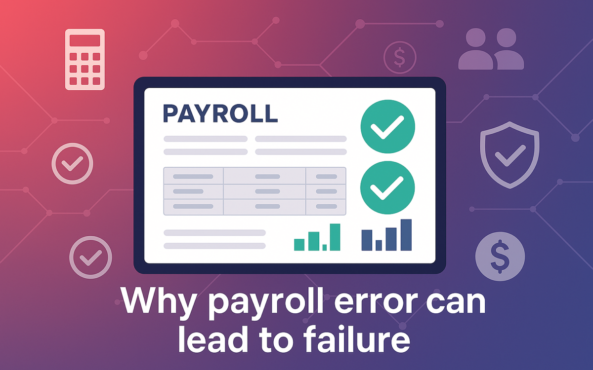 Payroll error reduction