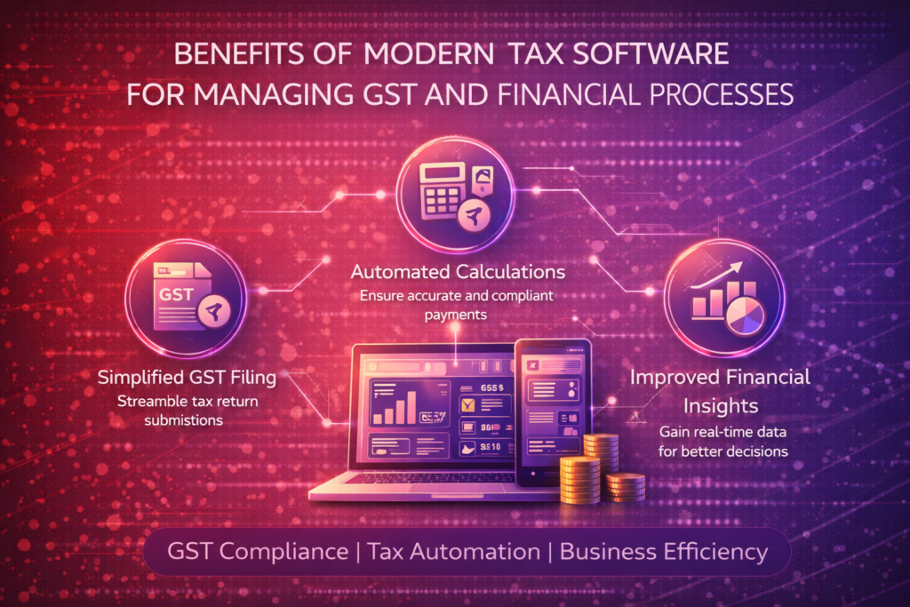 How Modern Tax Software Simplifies GST and Financial Management for Businesses
