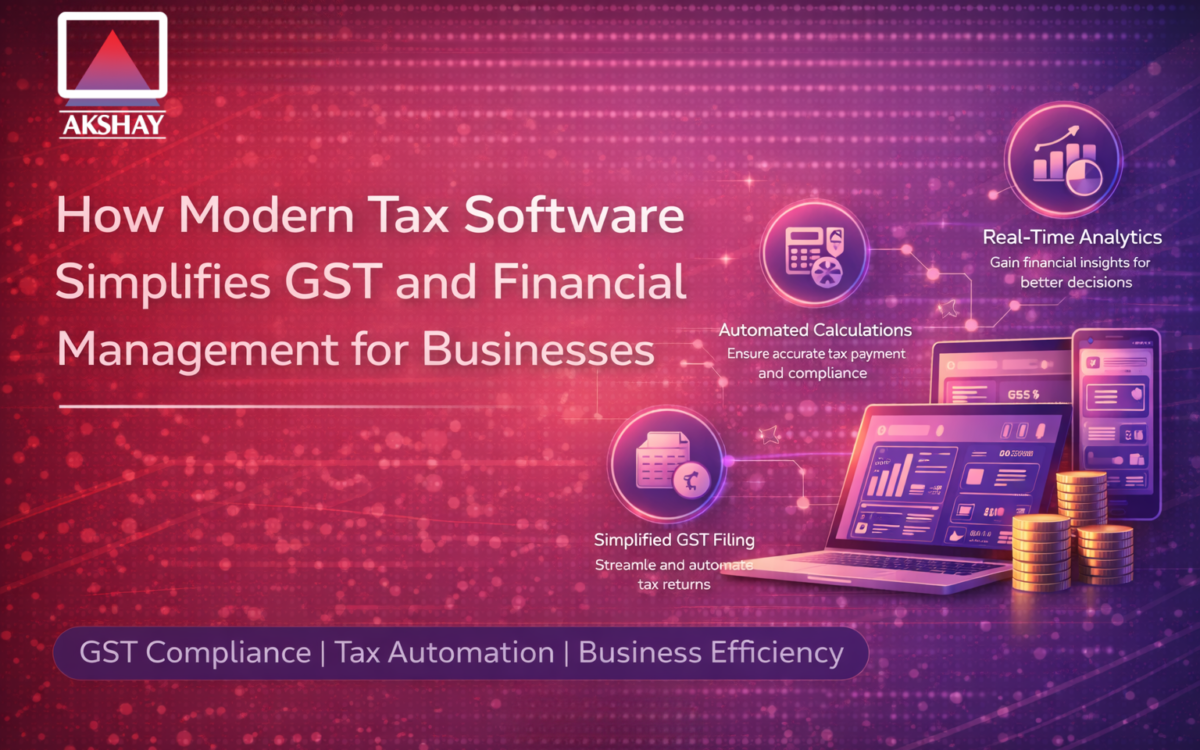 Modern Tax Software Simplifies GST and Financial Management for Businesses